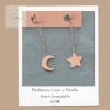 Pendientes estrella y luna