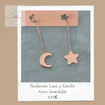 Pendientes Estrella y Luna