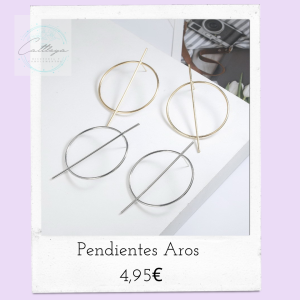 Pendientes Aros Cruzados