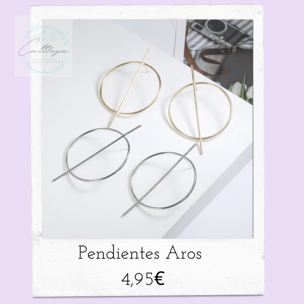 Pendientes Aros Cruzados