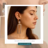 Pendiente Rectangular Acero Inoxidable