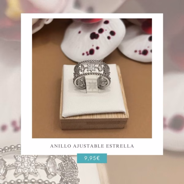 Anillo Ajustable Estrella