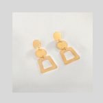 Pendientes Cuadrados Dorados