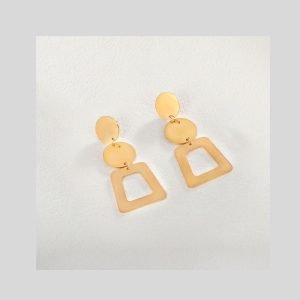 Pendientes Cuadrados dorados