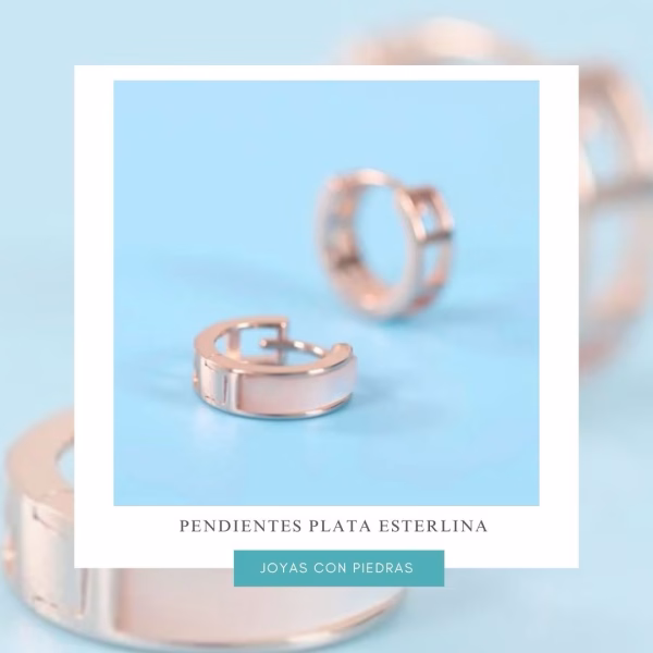 Pendientes plata Esterlina