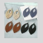 Pendientes Madera Tallados