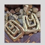 Pendientes Cuadrados Dorados