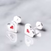 Pendientes Corazón Plata