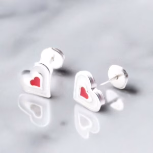 Pendientes Corazón Plata
