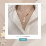 Collar Estrellas en Acero Inoxidable-Resistente y Duradero