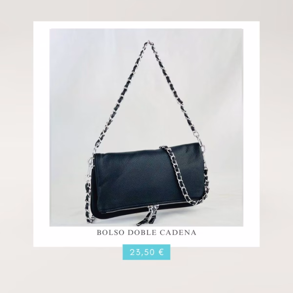 bolso doble cadena