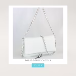 Bolso Doble Cadena en Varios Colores