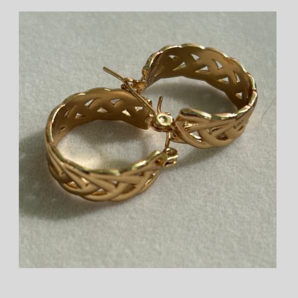 Pendientes Aros trenzados