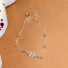 Pulsera Cruz de Caravaca Plata