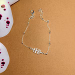 Pulsera Cruz de Caravaca Plata