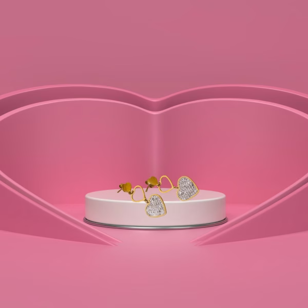 Pendientes Doble Corazón