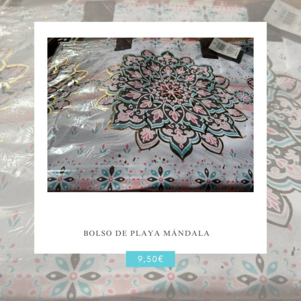 bolso de playa mándala