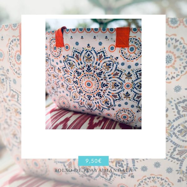 bolso de playa mándala