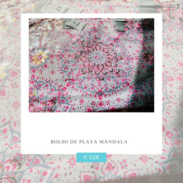 bolso de playa mándala