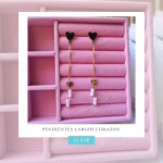 Pendientes Largos Corazón
