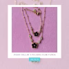 Juego Collar y Pulsera Flor