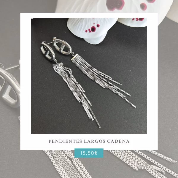Pendientes Largos Cadena