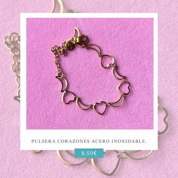 Pulsera Corazones