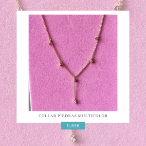 Collar Piedras Multicolor