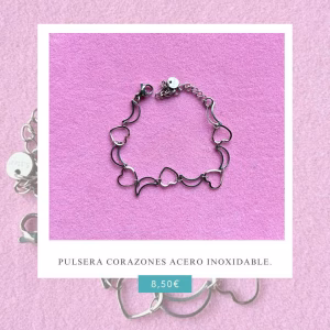 Pulsera Corazones