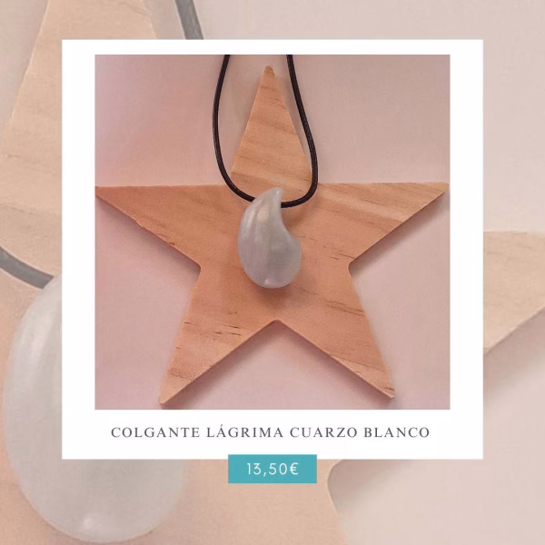 Colgante Cuarzo Blanco