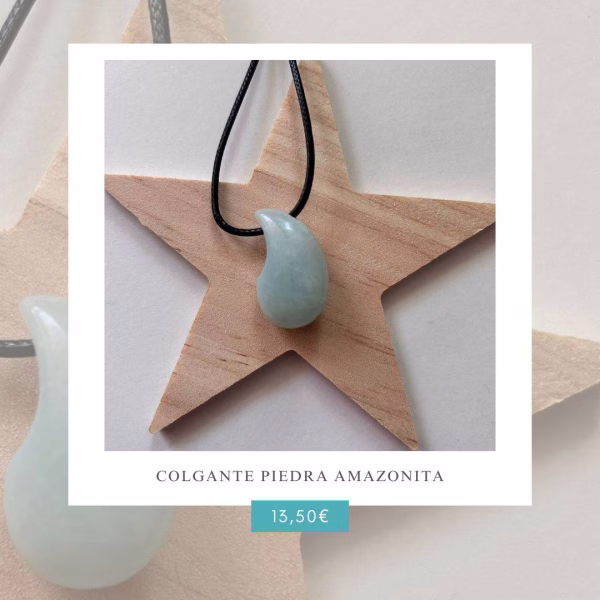 Colgante amazonita