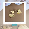 Pendientes Abelia Dorados