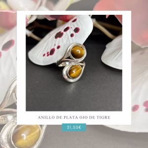 anillo ojo de tigre