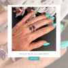 anillo plata amatista