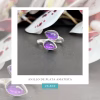 anillo plata amatista