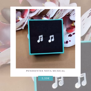 Pendientes Nota Musical