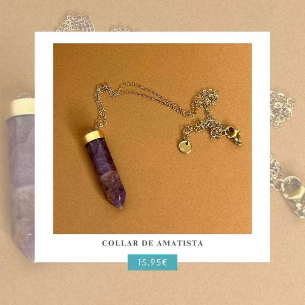 Collar de amatista