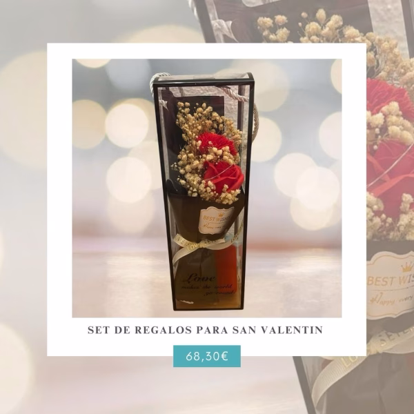 set de regalos san valentin