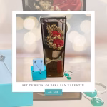 Set de Regalo San Valentín: Joyas y Flor Perfumada