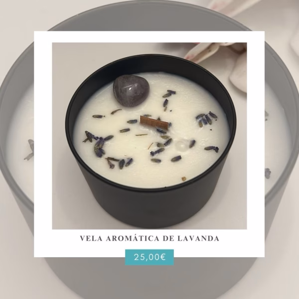 Vela Aromática de Lavanda