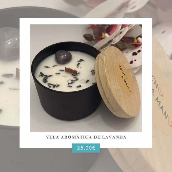 Vela Aromática de Lavanda