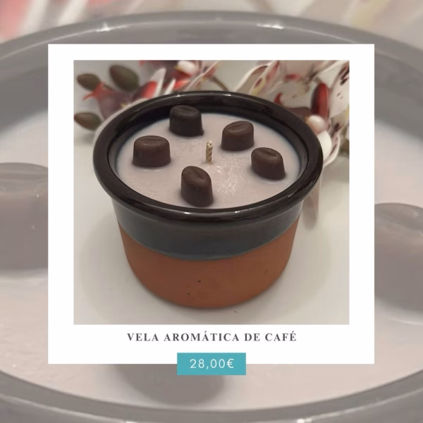 Vela Aromática de Café