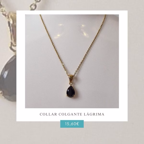 Collar colgante Lágrima