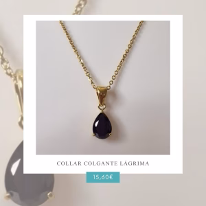 Collar colgante Lágrima