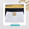 anillo serpiente dorado