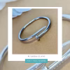 pulsera clavo plateada