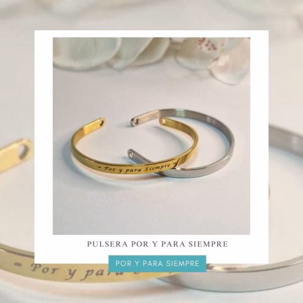 pulsera por y para siempre