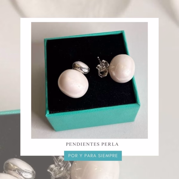 pendientes perla