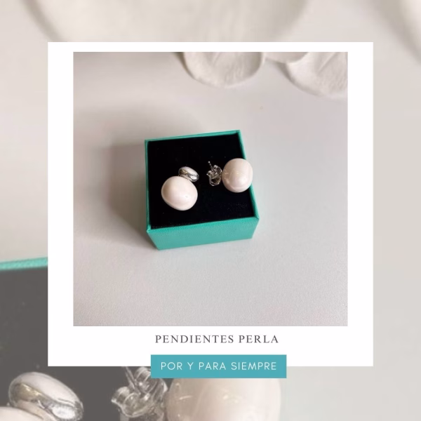 pendientes perla