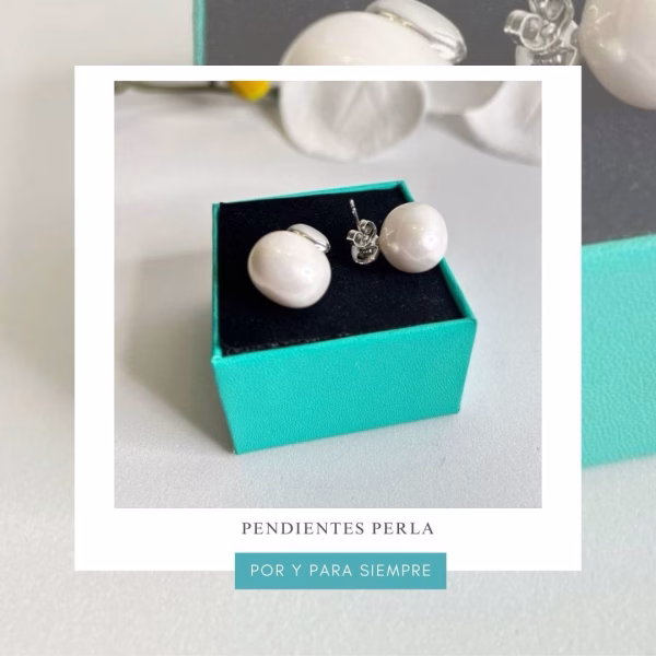 pendientes perla